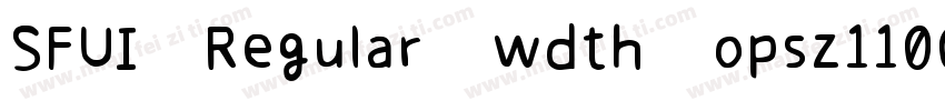 SFUI Regular wdth opsz110000 GRAD w字体转换